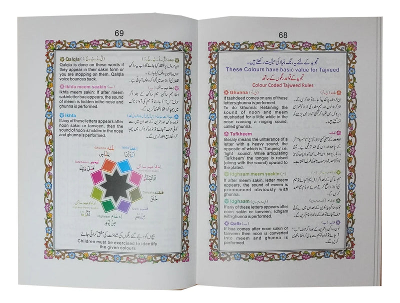 Colour Coded Juz Amma (Part 30) by Qudratullah Publishers
