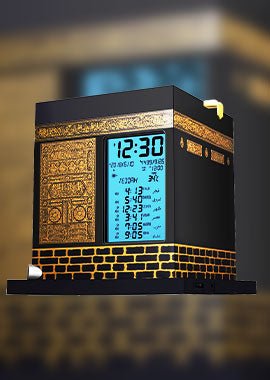 Azal Azan Clock Makkah Shape AC 2028 - Darussalam UAE
