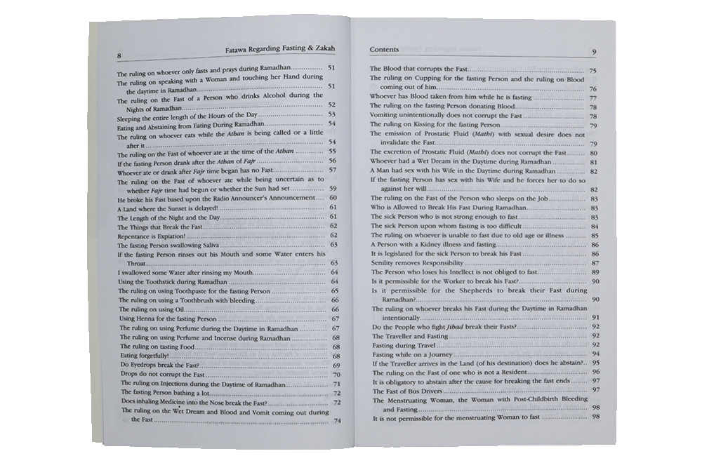 Fatawa Regarding Fasting and Zakah - Darussalam UAE