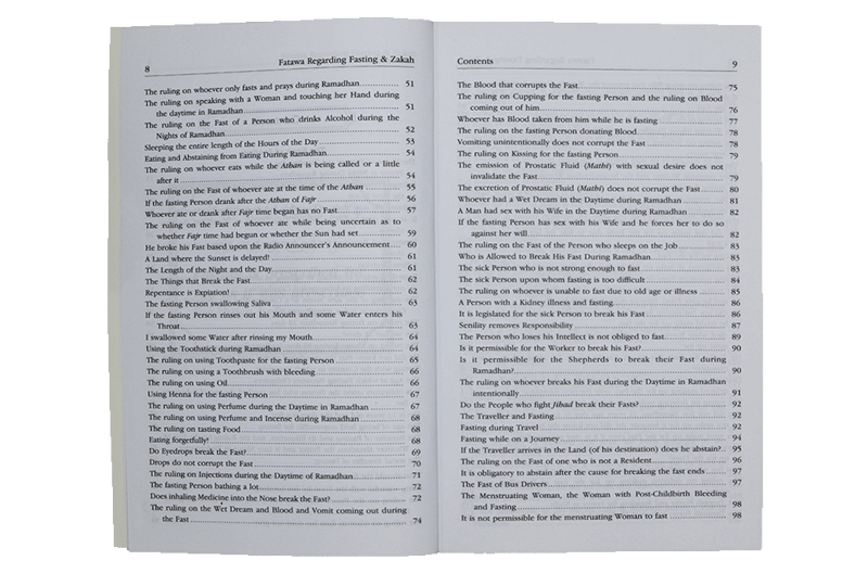 Fatawa Regarding Fasting and Zakah - Darussalam UAE
