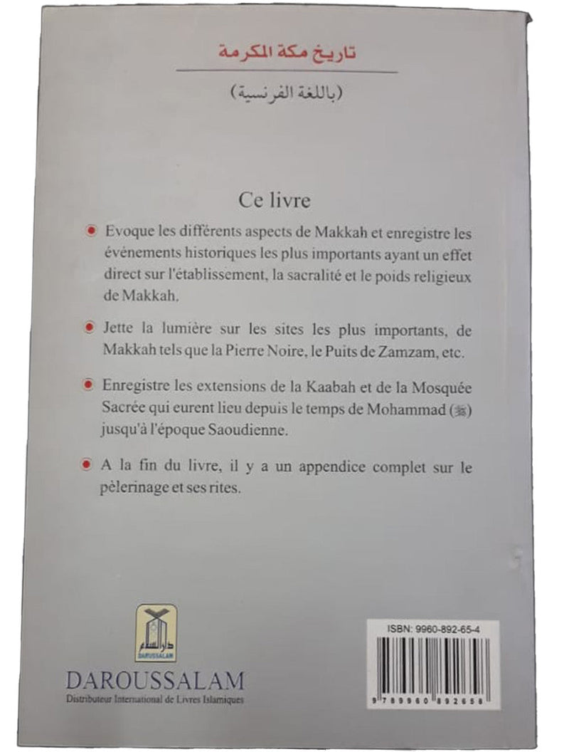 History of Makkah - French - S/C - 14x21 - Darussalam UAE
