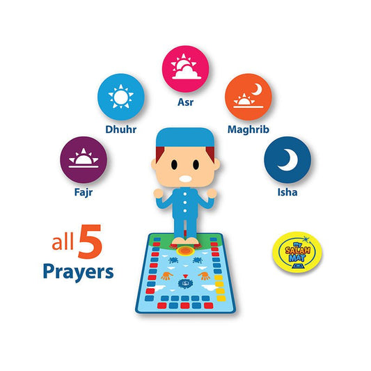 My Salah Mat - Interactive Prayer Mat for Kids - Darussalam UAE
