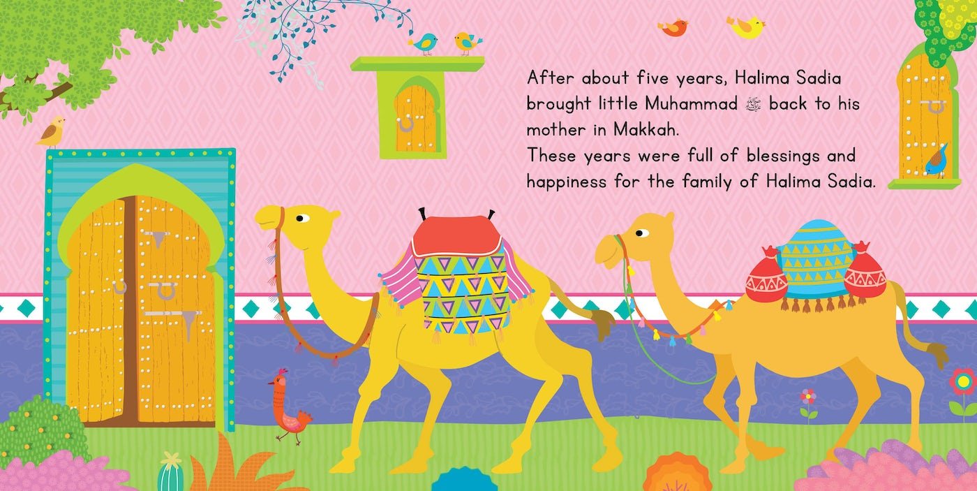 The Birth of Prophet Muhammad (Board Book) - Darussalam UAE