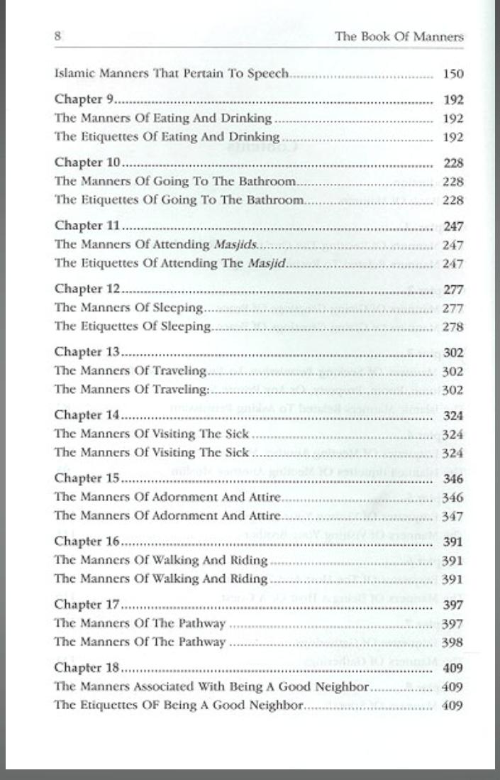 The Book of Manners - Hard Cover - 14x21 - English - Darussalam UAE