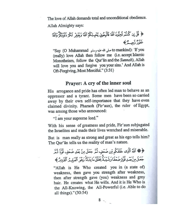 Why Do we Pray? - Darussalam UAE