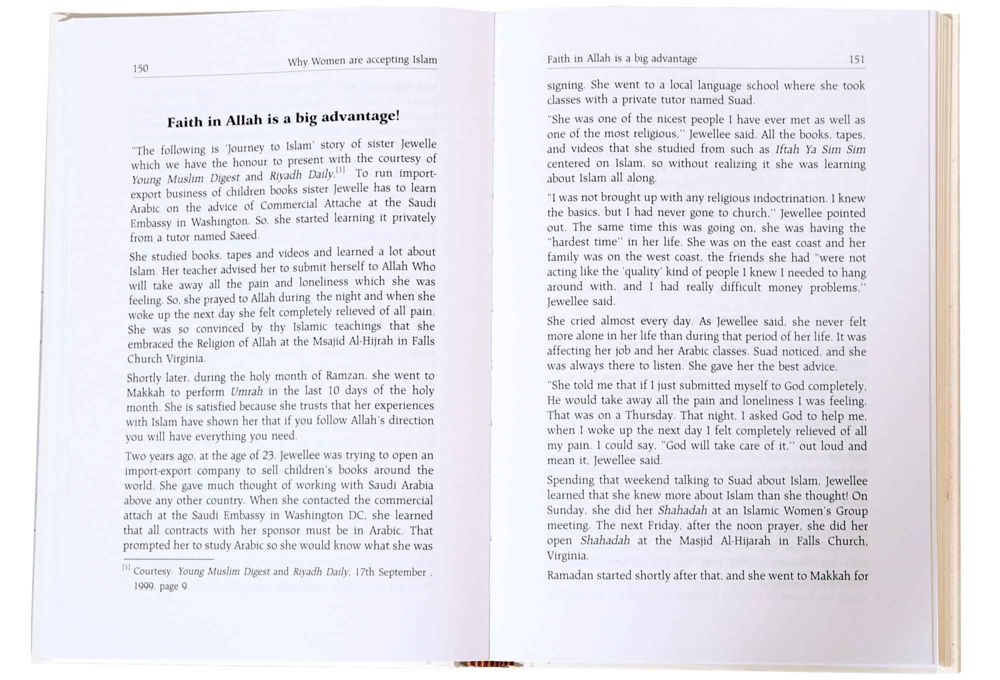 Why Women are Accepting Islam - Darussalam UAE