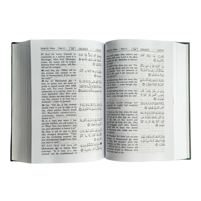 Interpretation of the meaning of the Noble Quran - Side-By-Side English by Dr. Mohammad Muhsin Khan