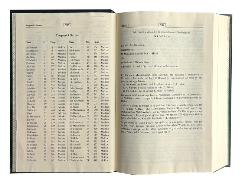 Noble Quran Al-Kareem - Albanian Translation