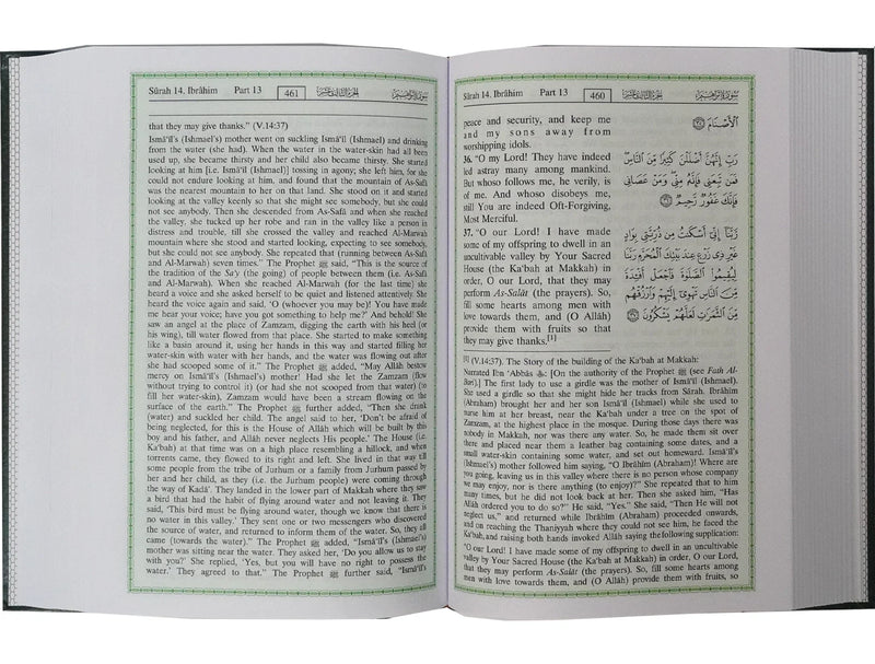 Interpretation of the Meanings of The Noble Quran (English) 17x24 by Dr. Mohammad Muhsin Khan