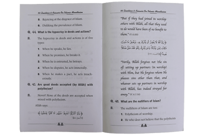 50 Questions & Answers on Islamic Monotheism - Darussalam UAE