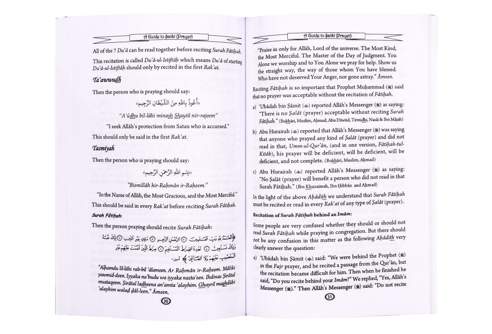 A Guide to Salat (Prayer) - Darussalam UAE