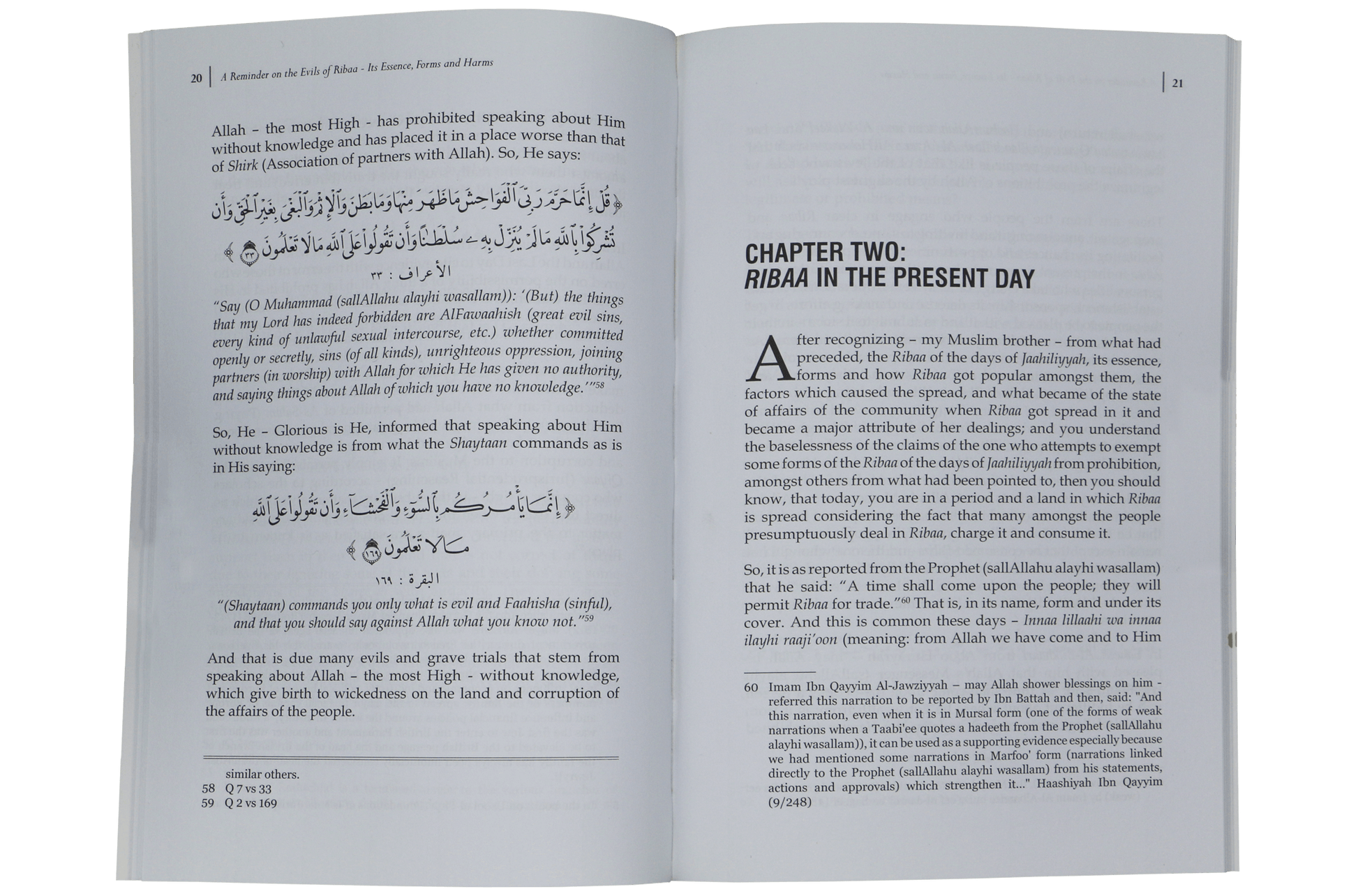 A Reminder on the Evils of Riba Its Essence Forms and Harms - English - Darussalam UAE