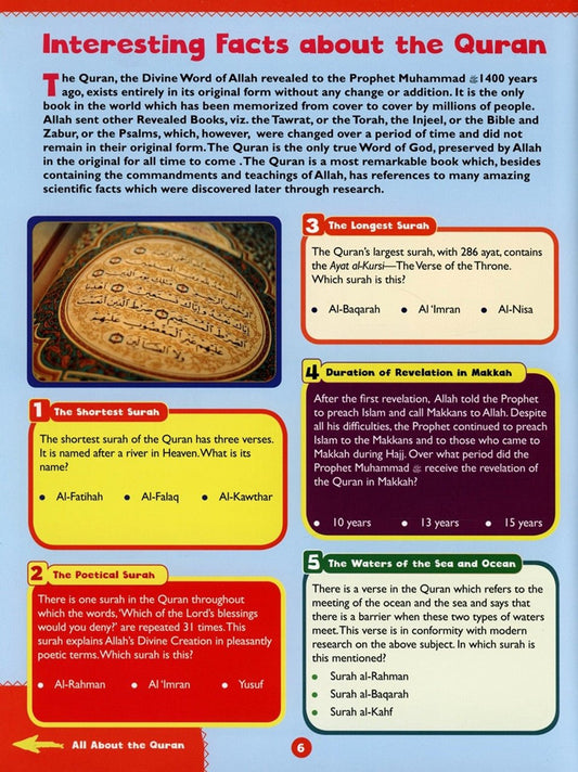 Awesome Quran Questions and Answers for Curious Minds - Darussalam UAE