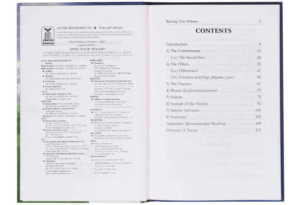 Bearing True Witness of Islam - Darussalam UAE