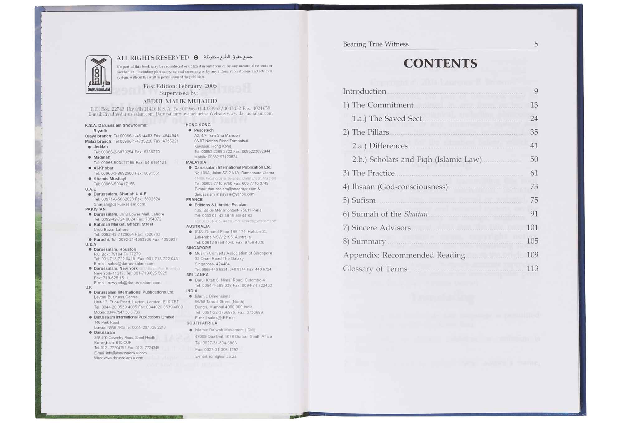 Bearing True Witness of Islam - Darussalam UAE