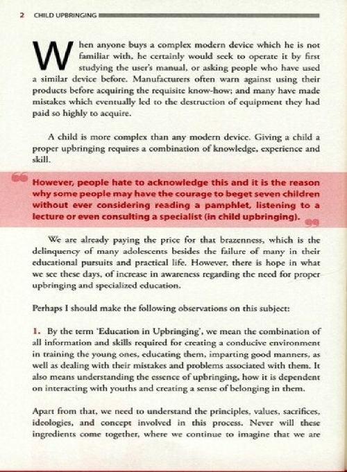Child Upbringing (Successful Family Upbringing Series2) - English - Darussalam UAE