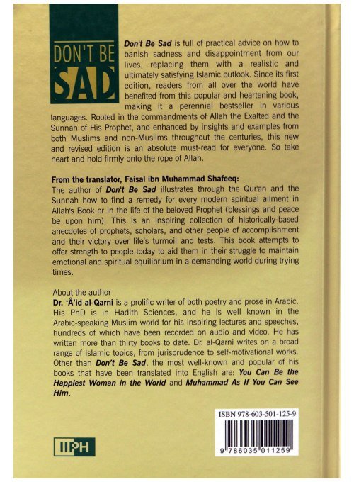 Don't be Sad - Hard Cover - 14x21 - Darussalam UAE