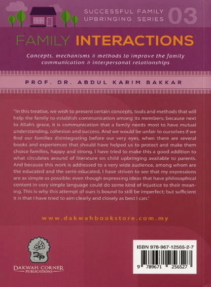 Family Interactions (Successful Family Upbringing Series - 3) - Darussalam UAE