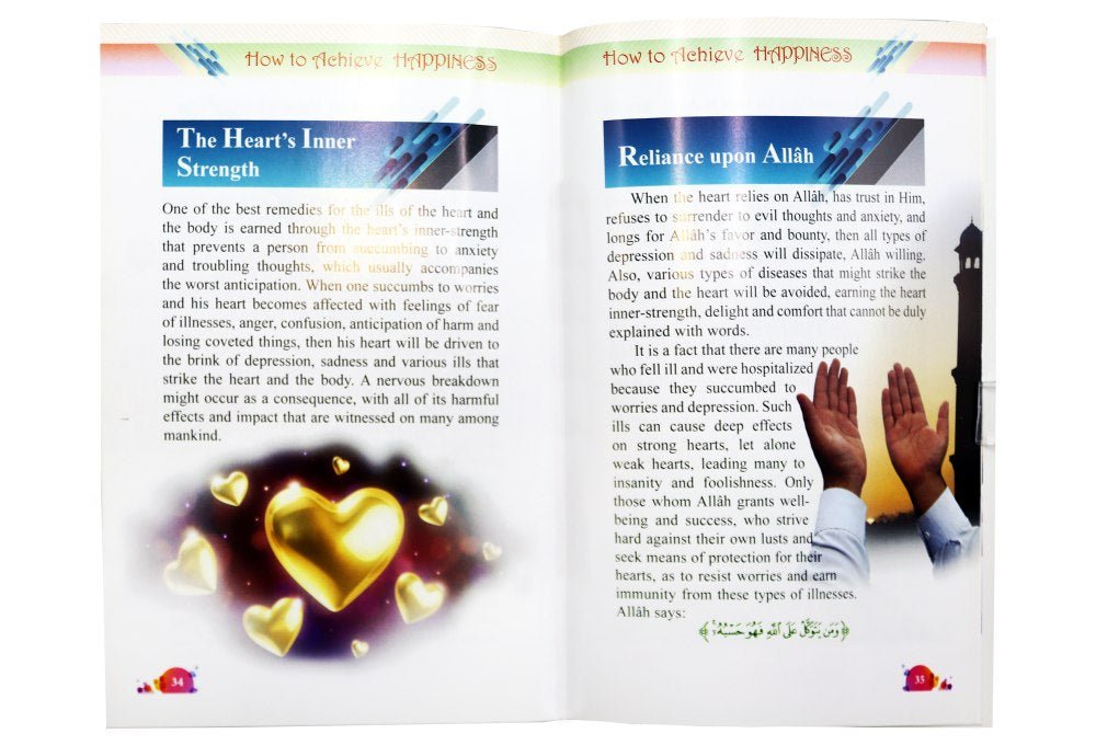 How to Achieve Happiness - Color - English - Darussalam UAE