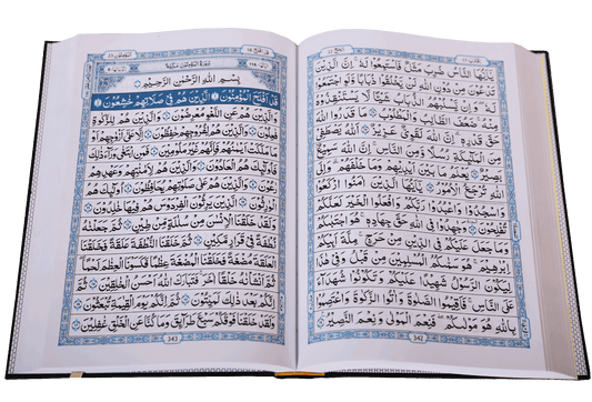 Quranal Kareem 15 Lines - Two Colors (208) - Darussalam UAE