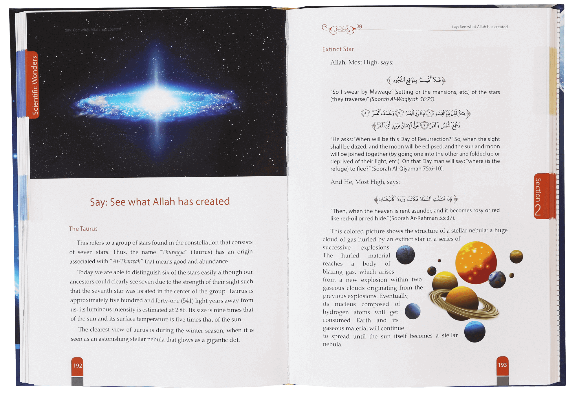 Scientific Wonders on The Earth and in Space - Darussalam UAE