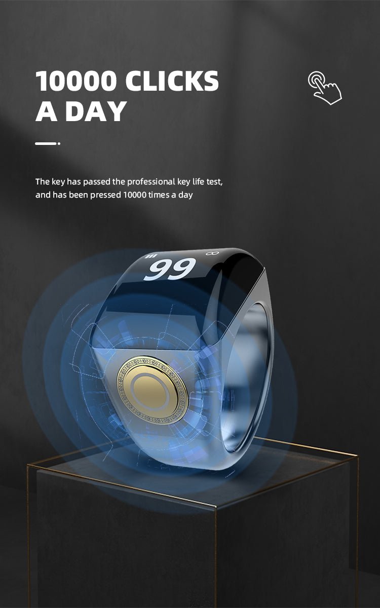 Smart Electronic Ring Counter - Digital Azan Alarm Clock Secondary image