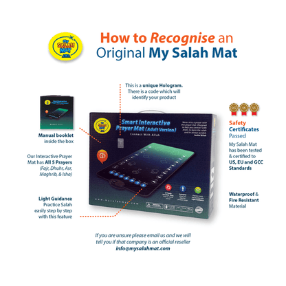 Smart Interactive Adult Prayer Mat | Adult & Revert Version | Ramadan - Darussalam UAE