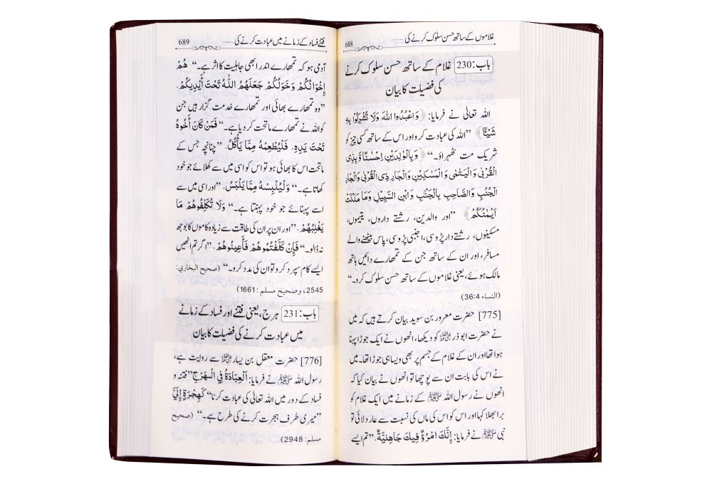 Summarized Riyadus Saliheen S/C 8x17 - Urdu مختصر رياض الصالحين اردو غلاف - Darussalam UAE