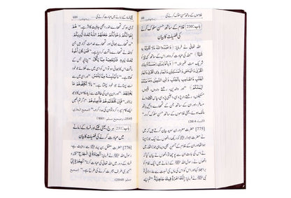 Summarized Riyadus Saliheen S/C 8x17 - Urdu مختصر رياض الصالحين اردو غلاف - Darussalam UAE