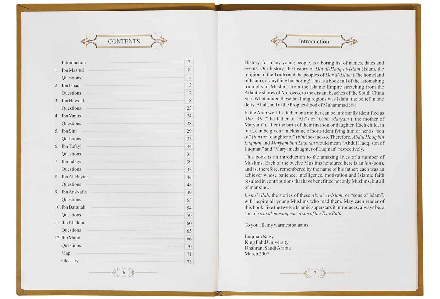 The book of Ibns (The Amazing Sons of Islam) - Darussalam UAE