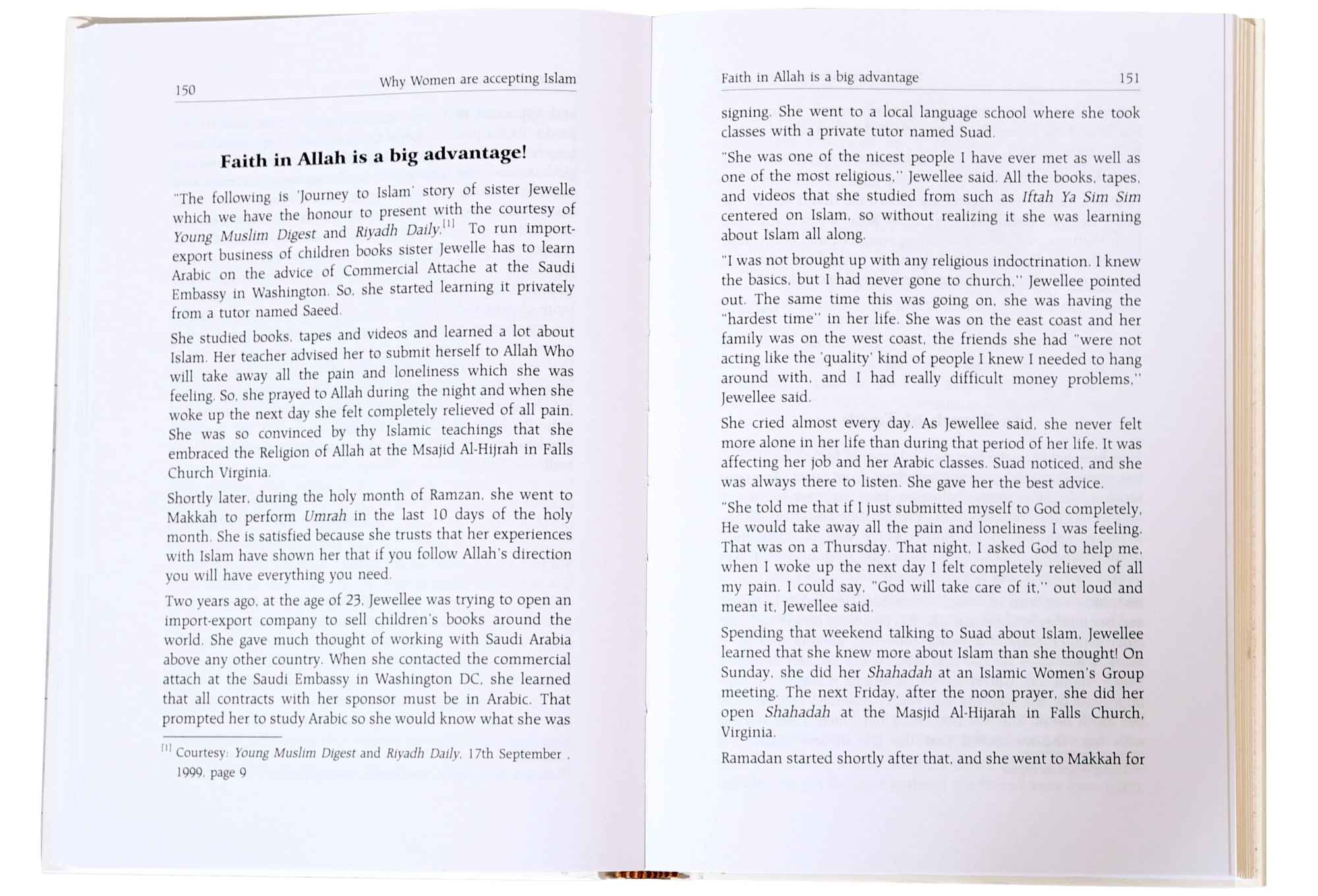 Why Women are Accepting Islam - Darussalam UAE